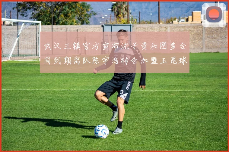 武汉三镇官方宣布沈子贵和图多合同到期离队陈宇浩转会加盟玉昆球队